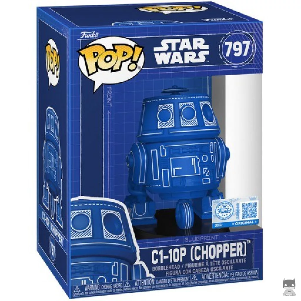 Figurine Funko POP C1-10P (Chopper) (Blueprint Deco) avec boîte