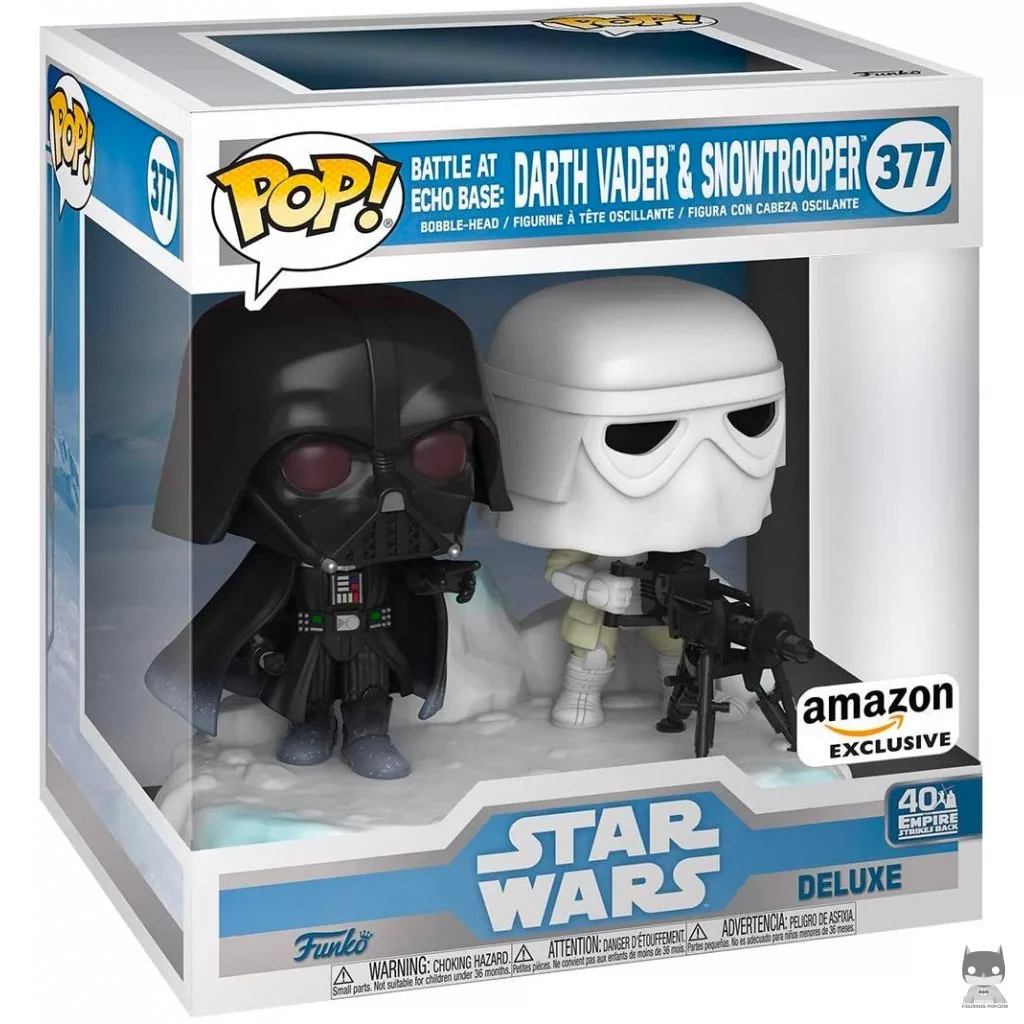 Figurine Funko POP Dark Vador & Snowtrooper avec boîte