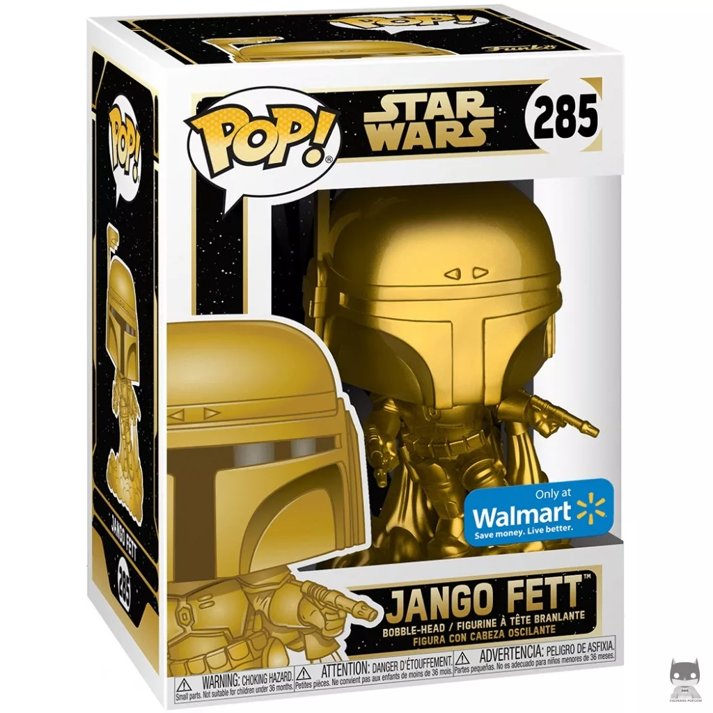 Figurine Funko POP Jango Fett (Doré) avec boîte