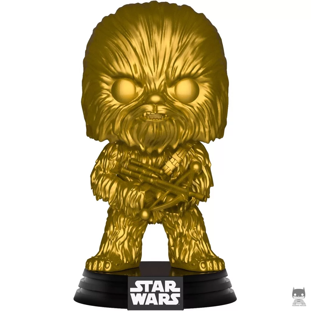 Figurine Funko POP Chewbacca (Doré) (Star Wars (Collection Dorée))