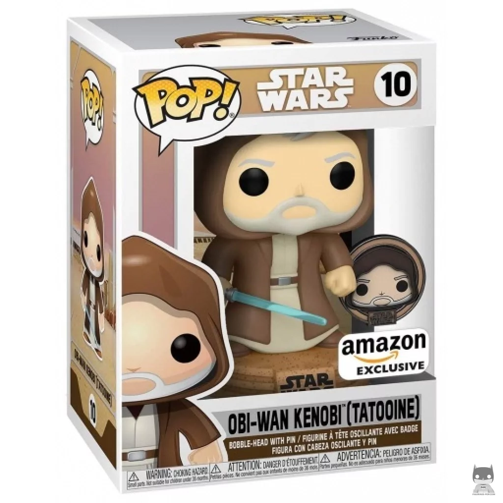 Figurine Funko POP Obi-Wan Kenobi sur Tatooine avec boîte