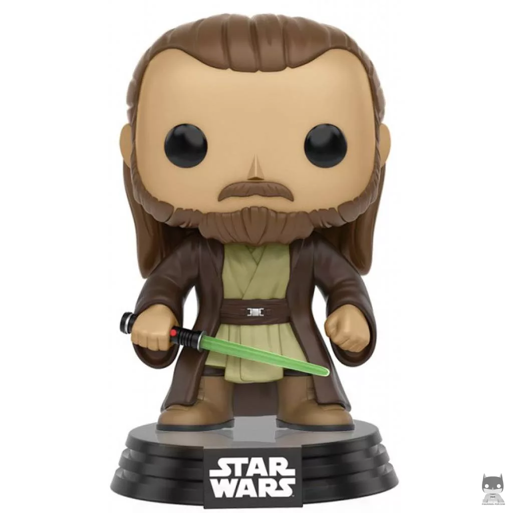 Figurine Funko POP Qui Gon Jinn (Star Wars : Episode I, La Menace Fantôme)