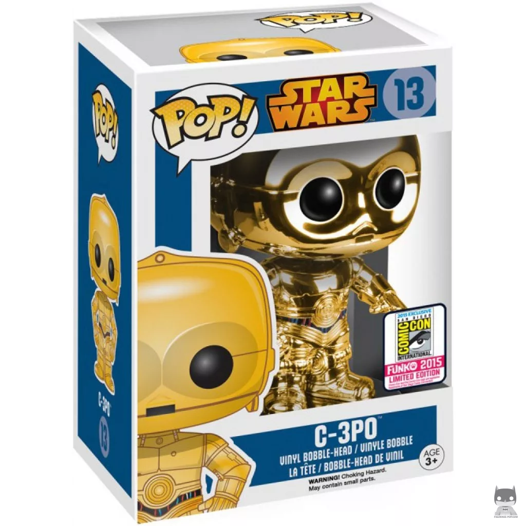Figurine Funko POP C-3PO (Doré) avec boîte