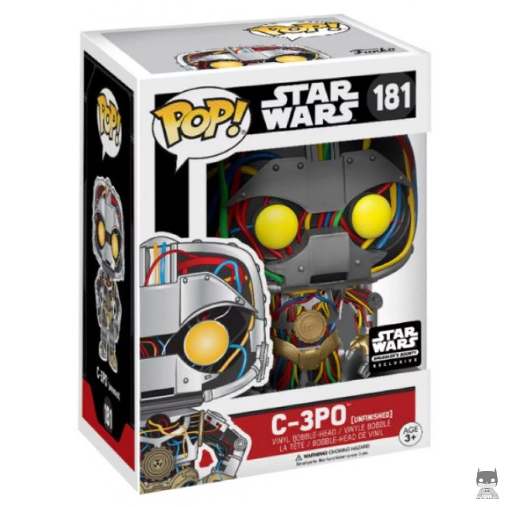 Figurine Funko POP C-3PO Inachevé avec boîte