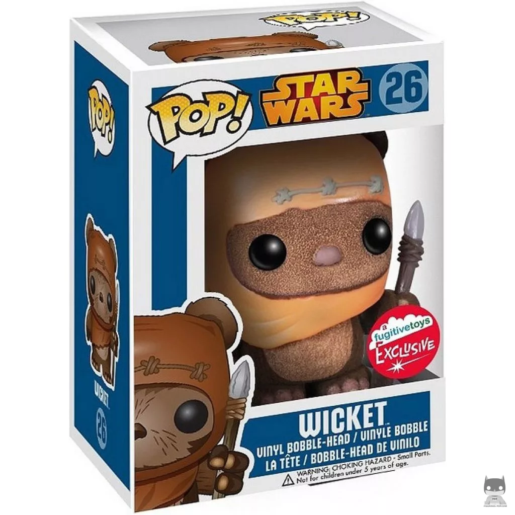 Figurine Funko POP Wicket (Flocked) avec boîte