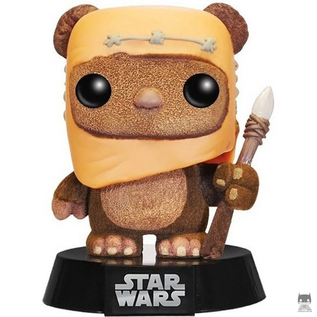 Figurine Funko POP Wicket (Flocked) (Star Wars : Episode I, La Menace Fantôme)