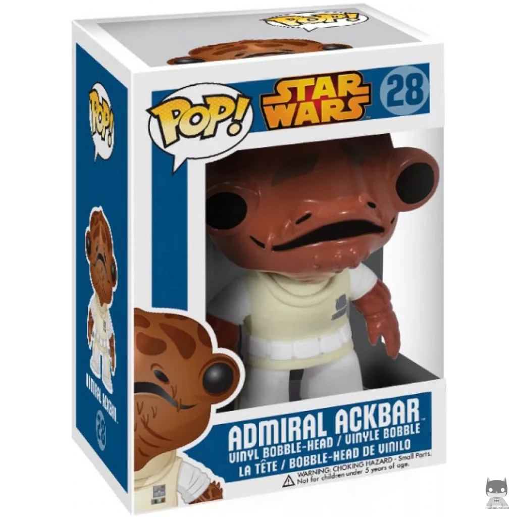 Figurine Funko POP Amiral Ackbar avec boîte