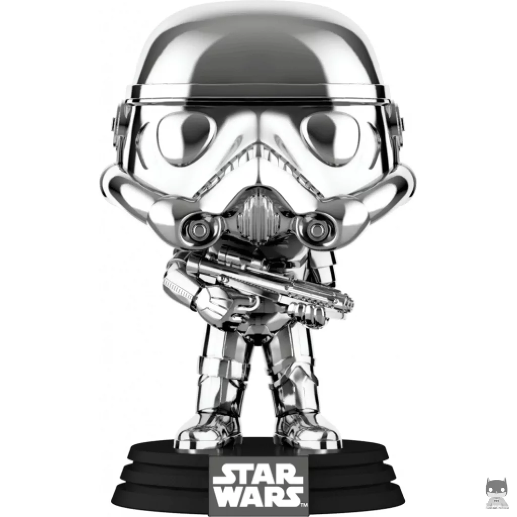 Figurine Funko POP Stormtrooper (Silver Chrome) (Star Wars : Episode I, La Menace Fantôme)