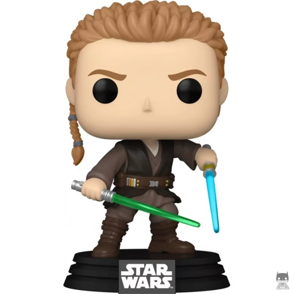 Figurine Funko POP Anakin Skywalker avec Sabres Laser (Star Wars : Episode II, L'Attaque des Clones)