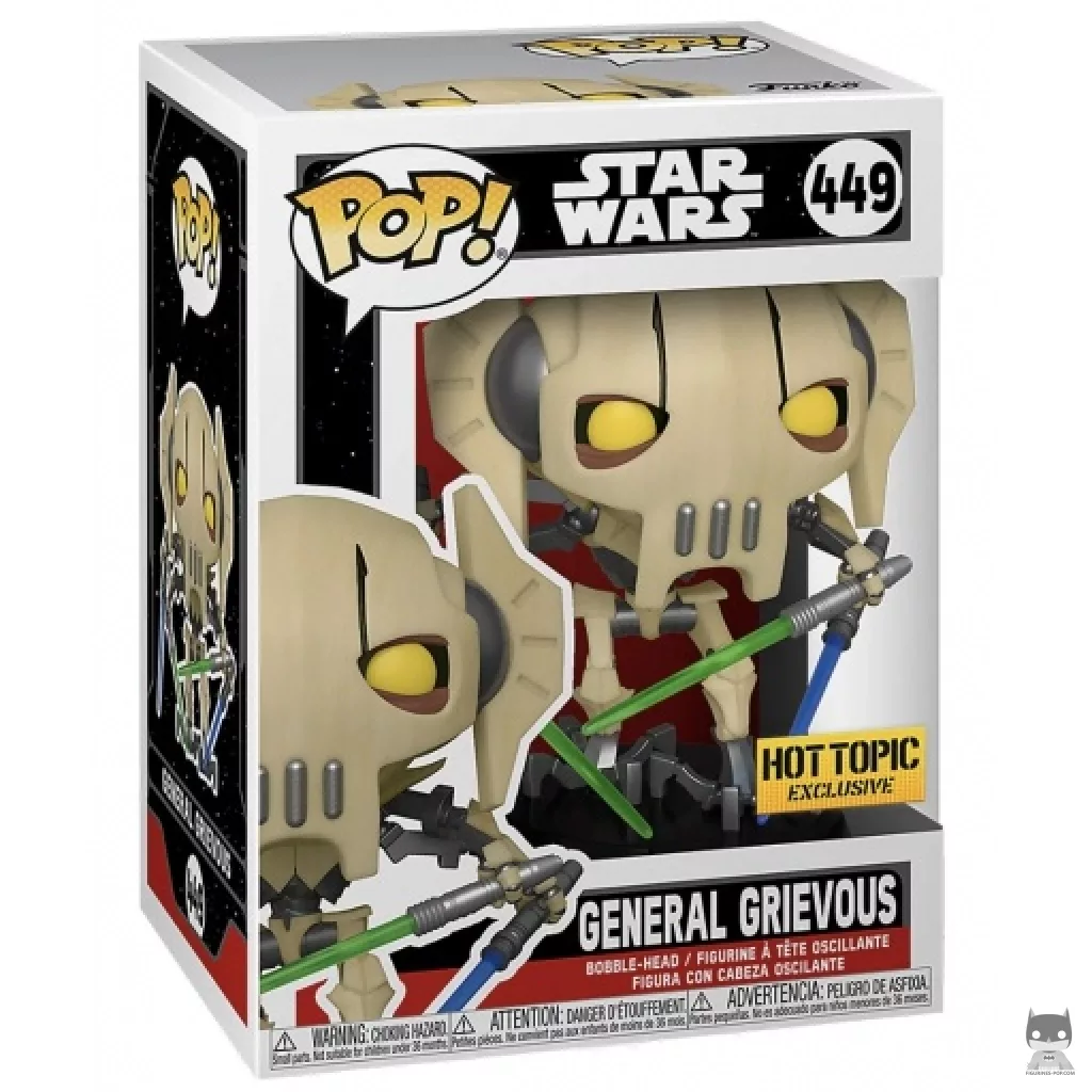 Figurine Funko POP Général Grievous avec boîte