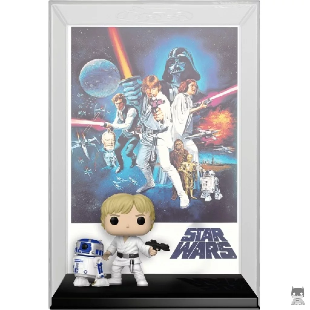 Figurine Funko POP Luke Skywalker avec R2-D2 (Star Wars : Episode IV, Un nouvel espoir)