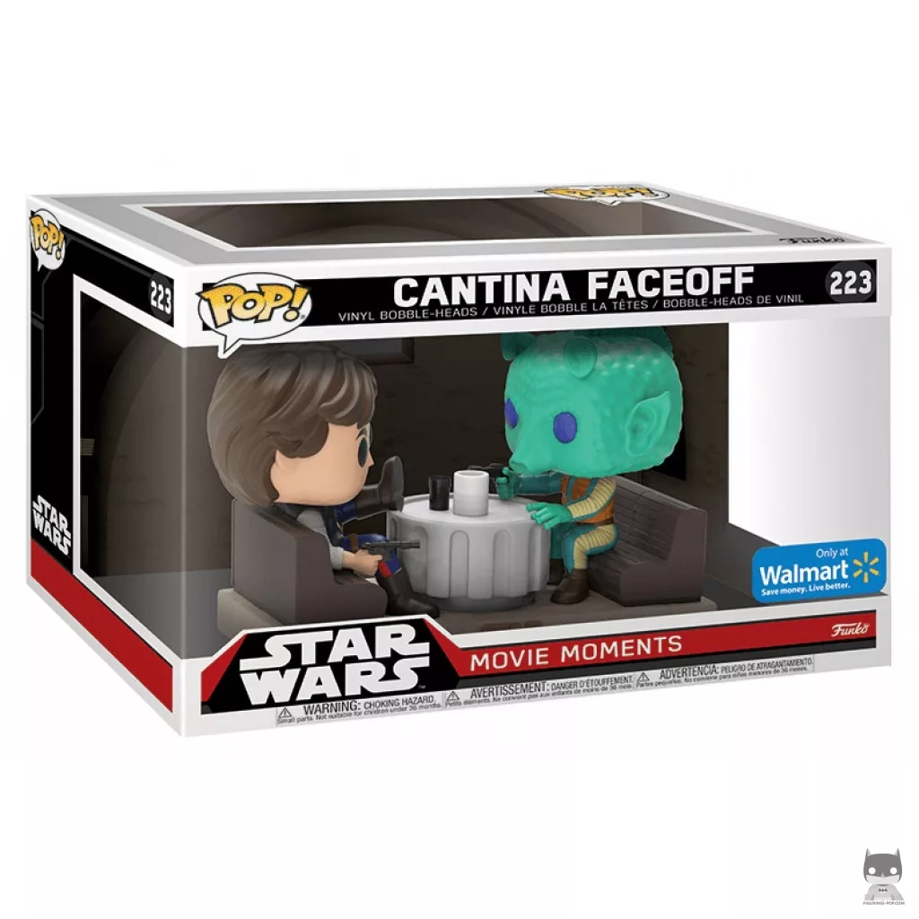 Figurine Funko POP Face à Face Han Solo & Greedo Cantina avec boîte