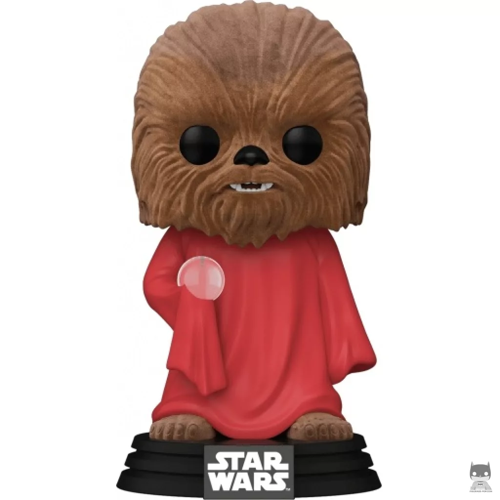 Figurine Funko POP Chewbacca avec Robe & Orbe (Flocked) (Star Wars : Episode IV, Un nouvel espoir)