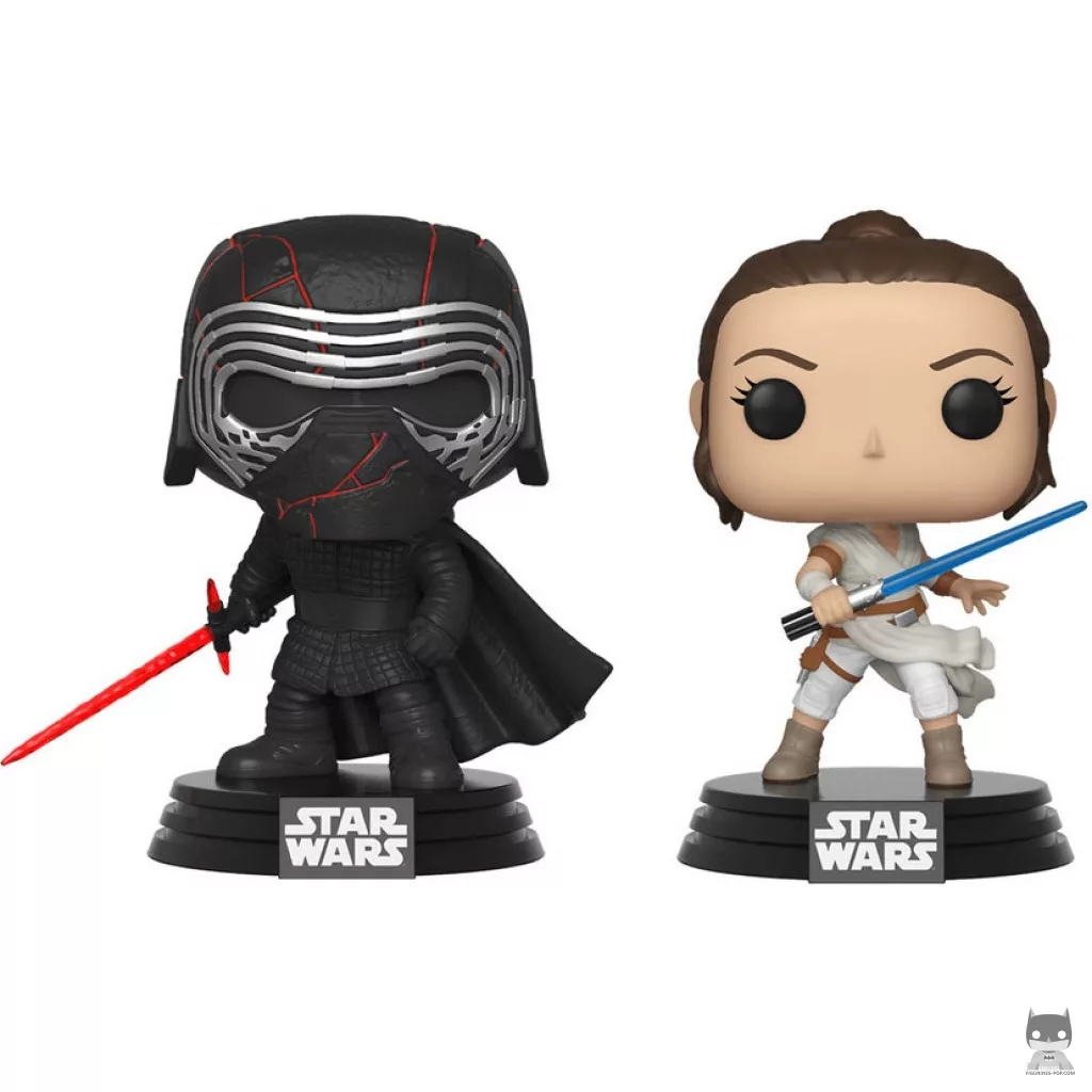 Figurine Funko POP Kylo Ren Suprême Leader & Rey (Star Wars Episode IX, L'Ascension de Skywalker)