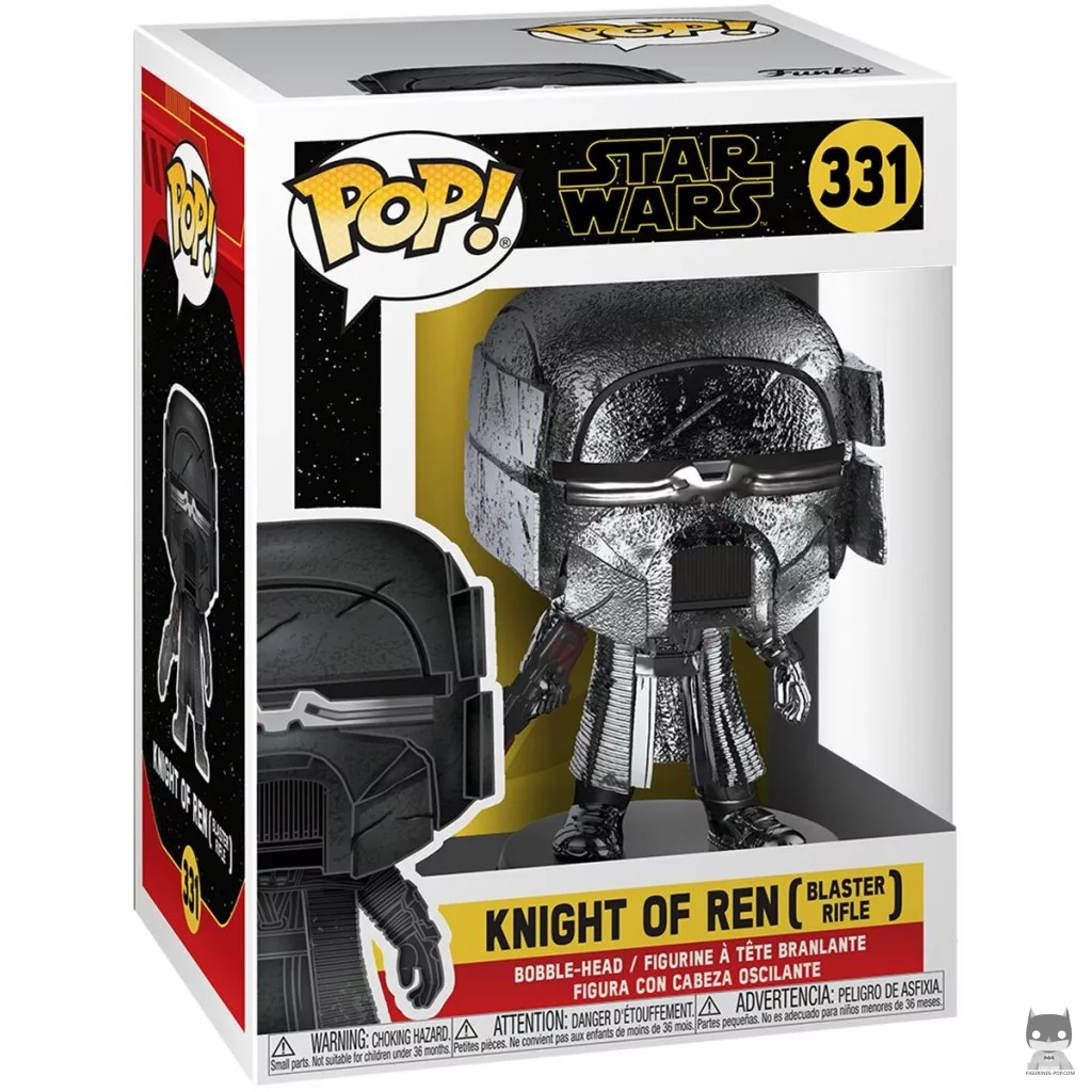 Figurine Funko POP Chevalier de Ren Blaster Rifle (Hematite Chrome) avec boîte