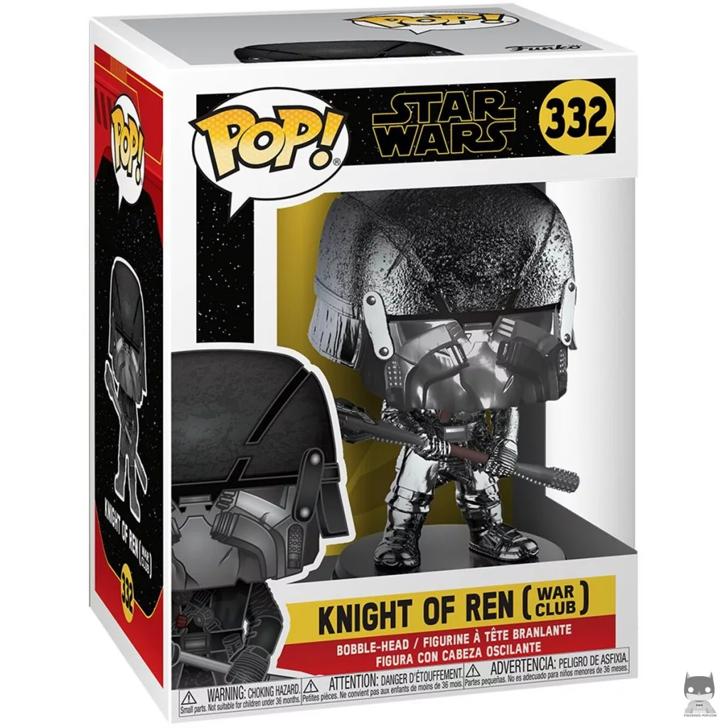 Figurine Funko POP Chevalier de Ren War Club (Hematite Chrome) avec boîte