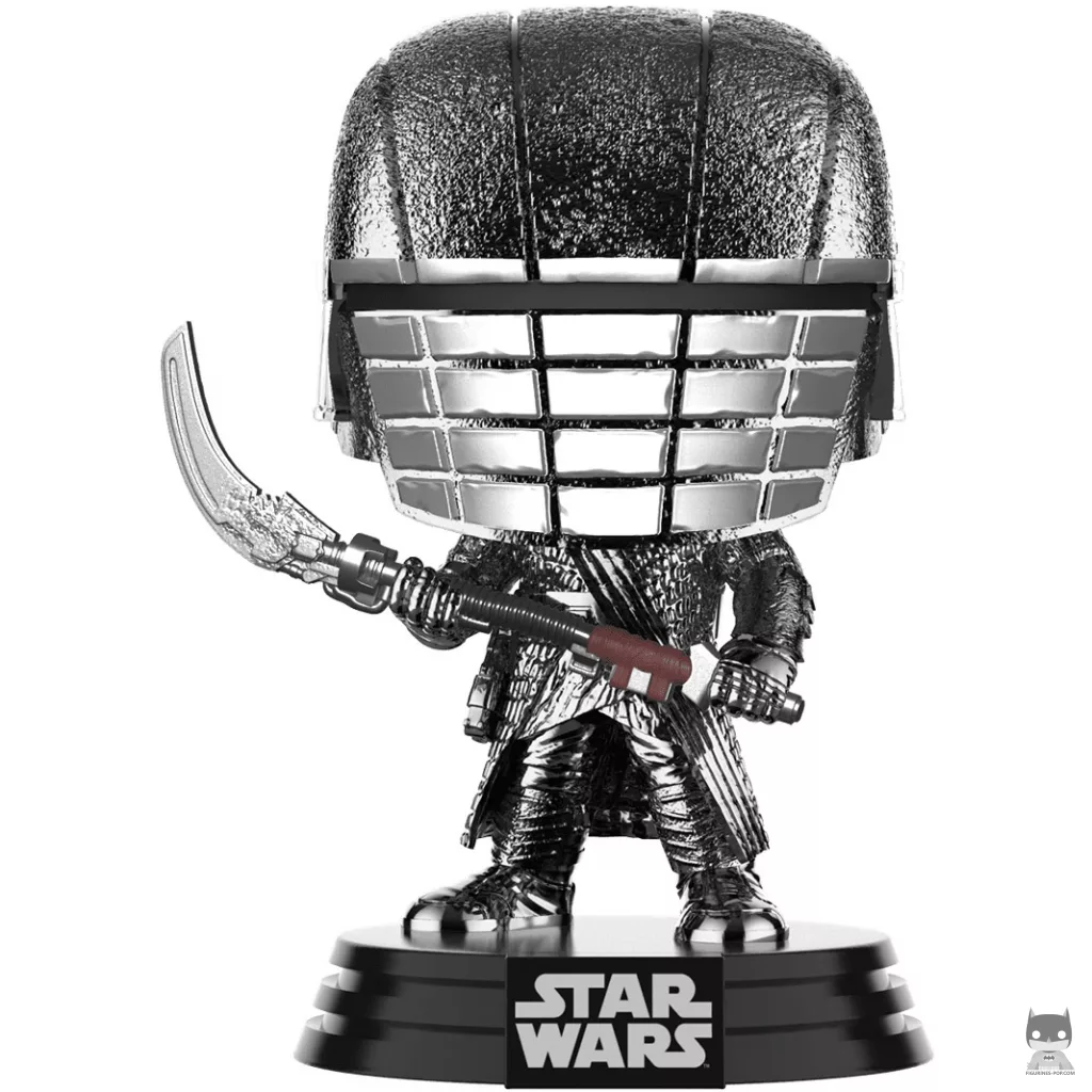 Figurine Funko POP Chevalier de Ren Faux (Hematite Chrome) (Star Wars Episode IX, L'Ascension de Skywalker)