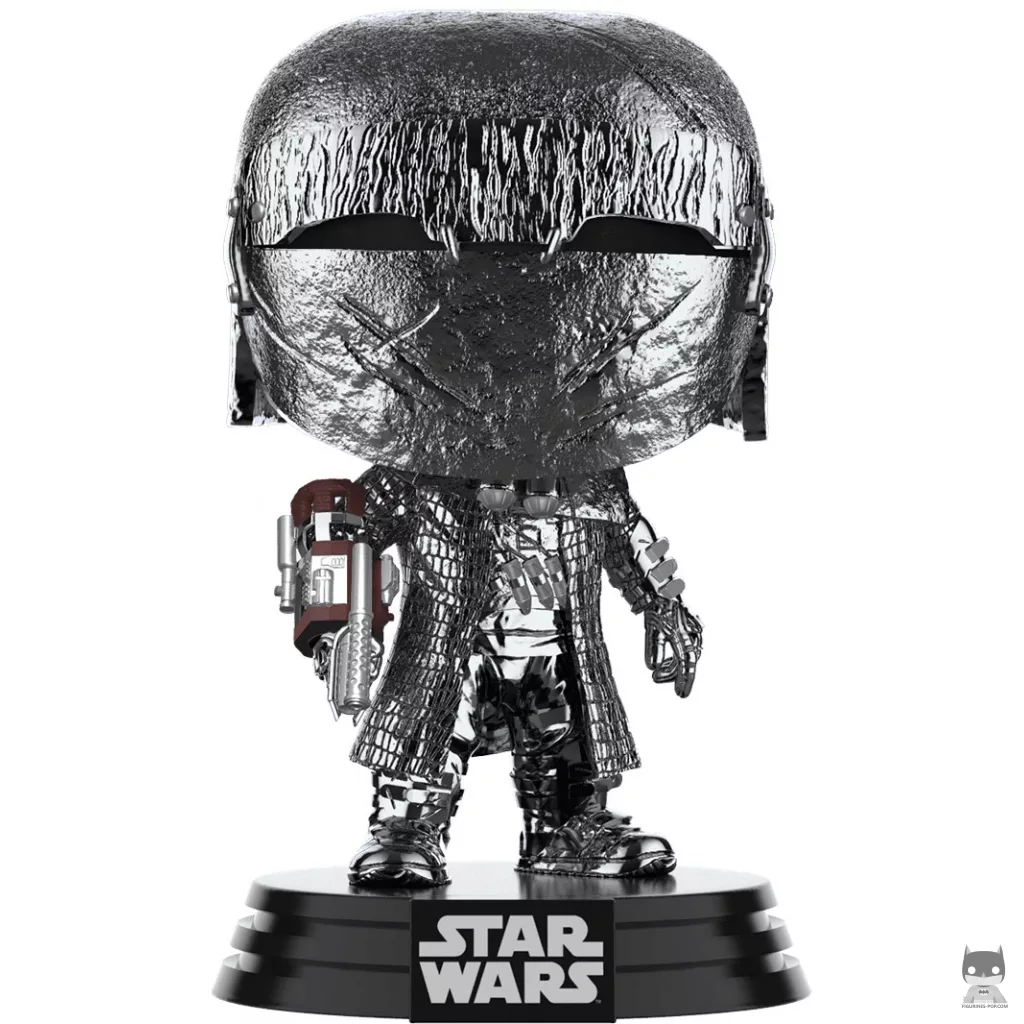 Figurine Funko POP Chevalier de Ren Cannon Arm (Hematite Chrome) (Star Wars Episode IX, L'Ascension de Skywalker)