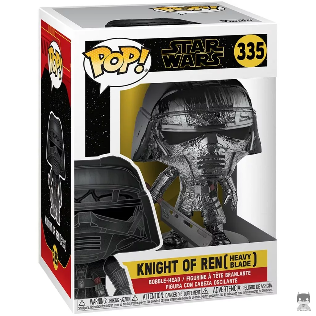 Figurine Funko POP Chevalier de Ren Heavy Blade (Hematite Chrome) avec boîte