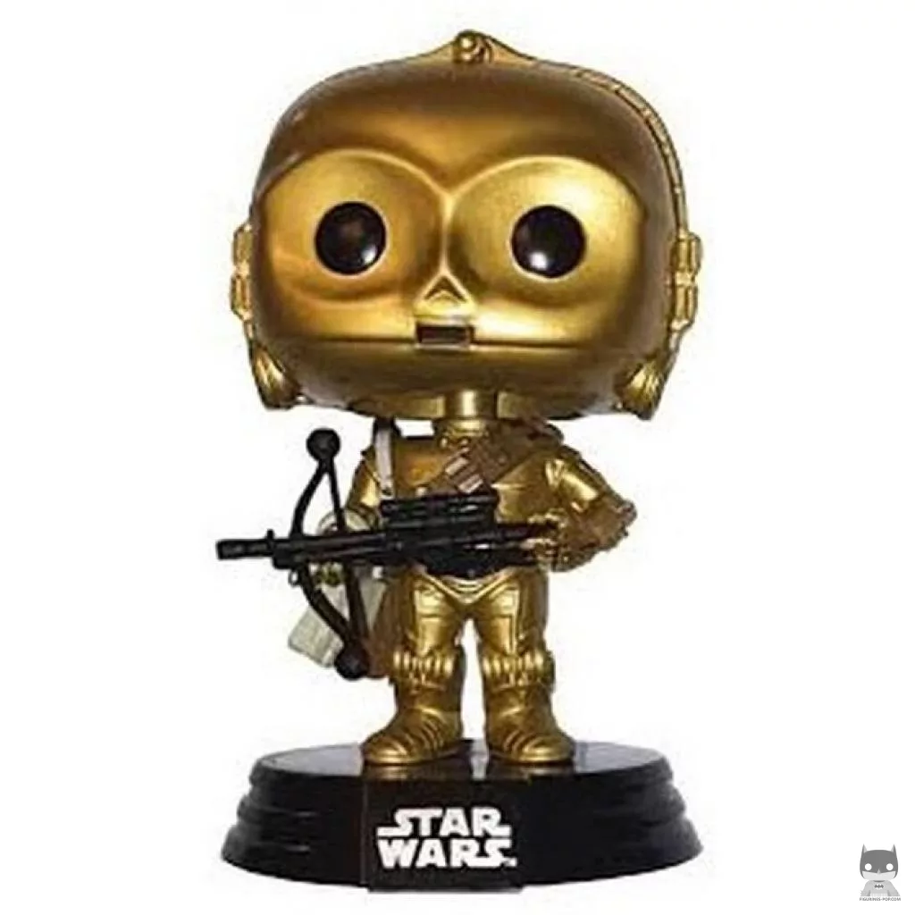 Figurine Funko POP C-3PO avec Arbalette (Star Wars Episode IX, L'Ascension de Skywalker)