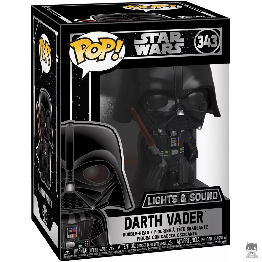 Figurine Funko POP Dark Vador (Lights & Sound) avec boîte