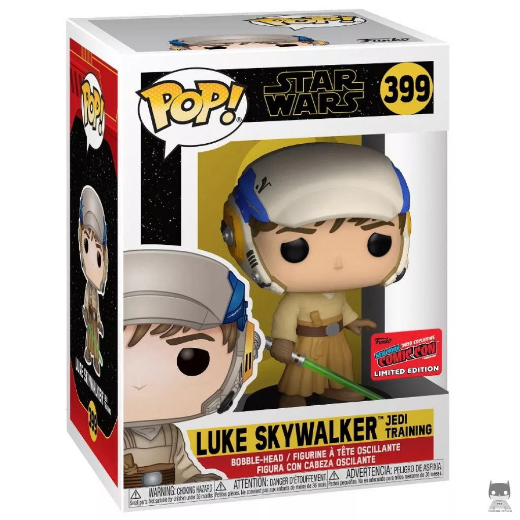 Figurine Funko POP Luke Skywalker Entraînement Jedi avec boîte