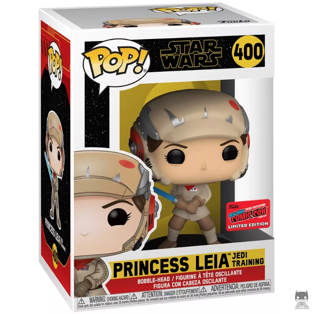 Figurine Funko POP Princess Leia Entraînement Jedi avec boîte