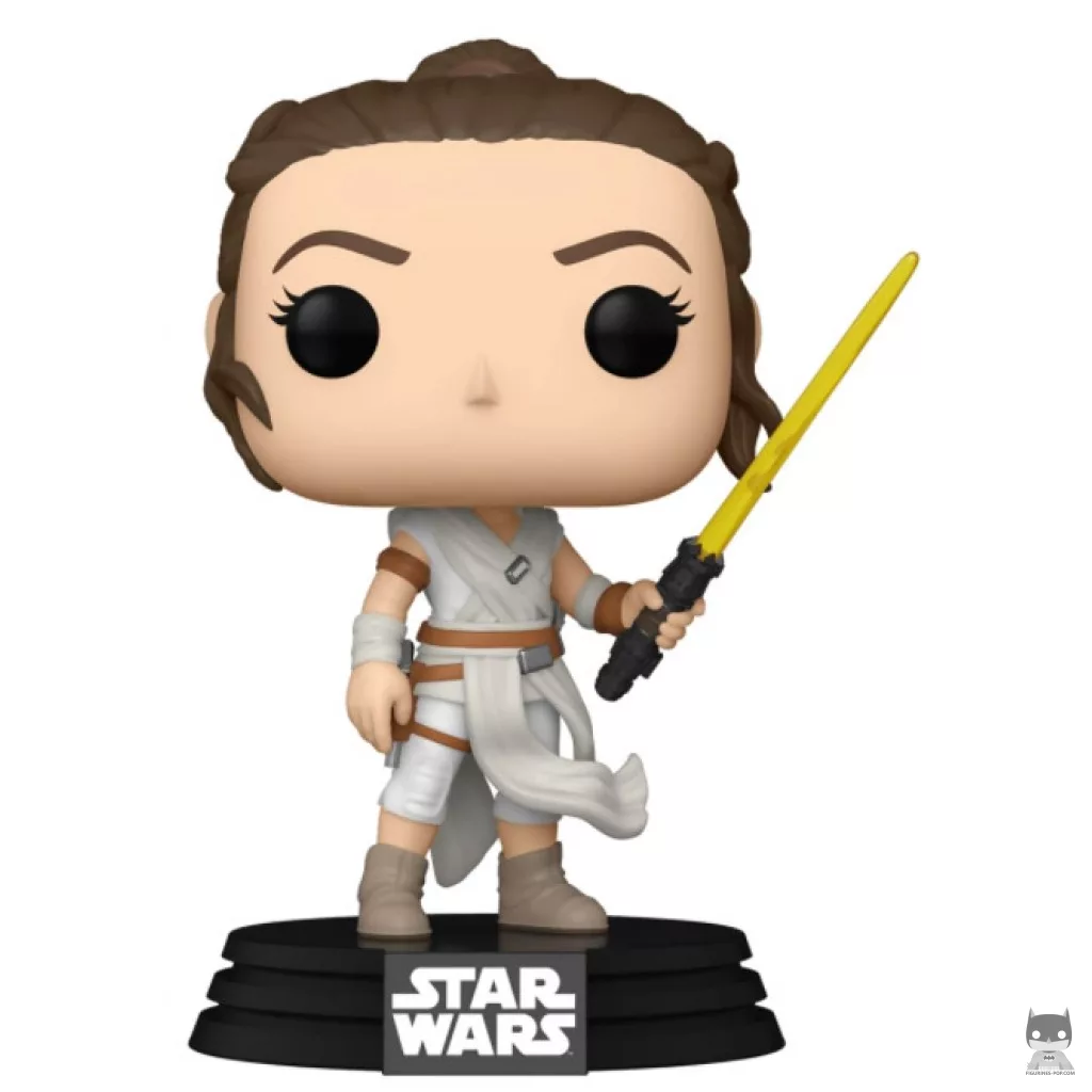 Figurine Funko POP Rey avec Sabre Laser Jaune (Star Wars Episode IX, L'Ascension de Skywalker)