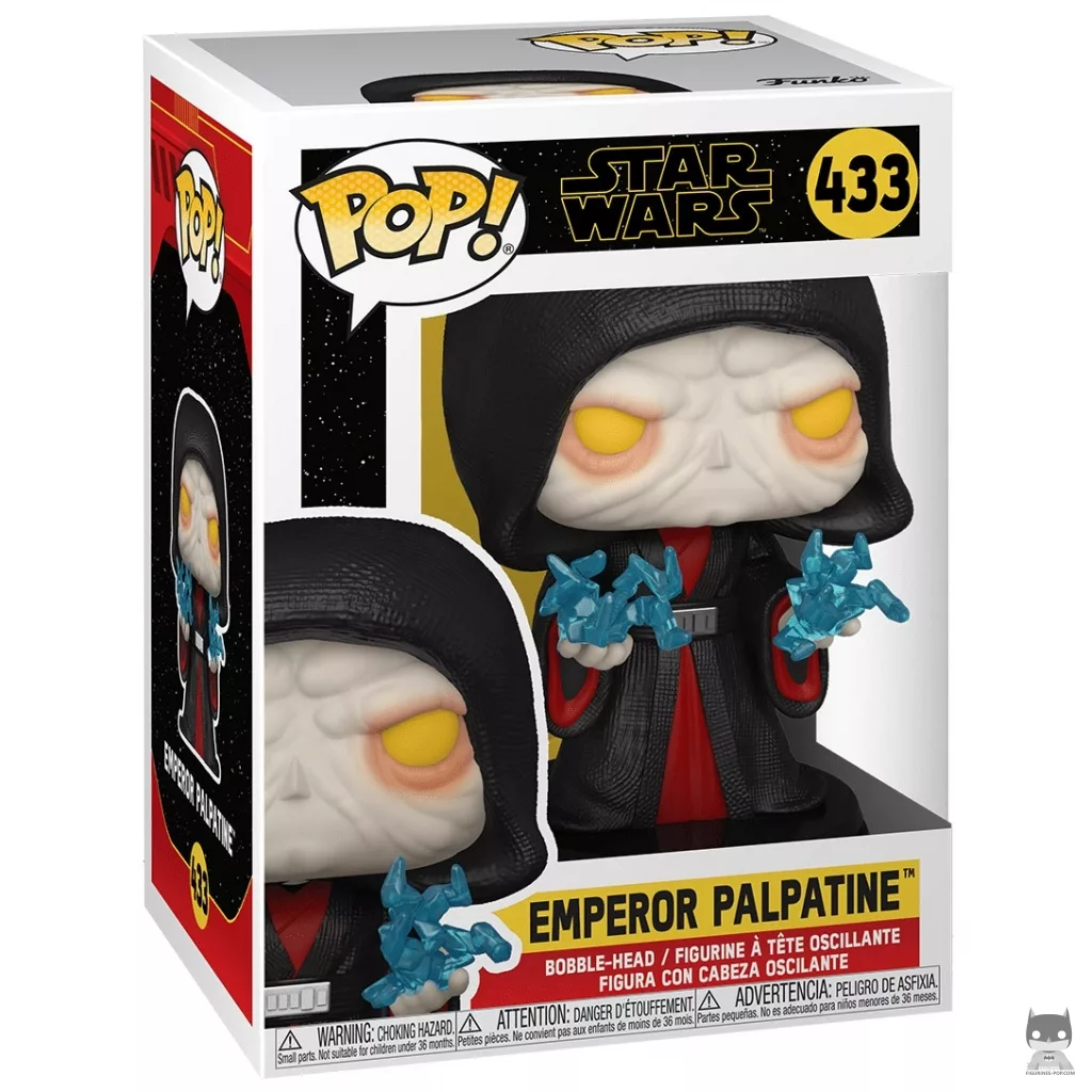 Figurine Funko POP Empereur Palpatine avec boîte