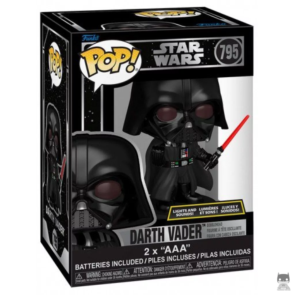 Figurine Funko POP Dark Vador (Lights & Sound) avec boîte