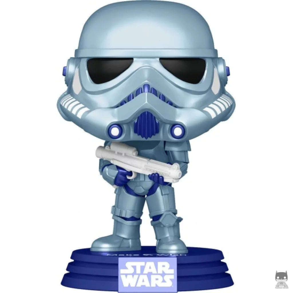 Figurine Funko POP Stormtrooper (Metallic) (Star Wars : Episode VI, Le Retour du Jedi)