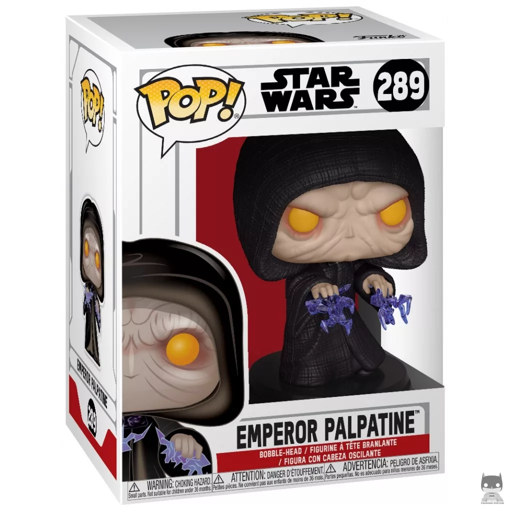 Figurine Funko POP Empereur Palpatine Charge Electrique avec boîte