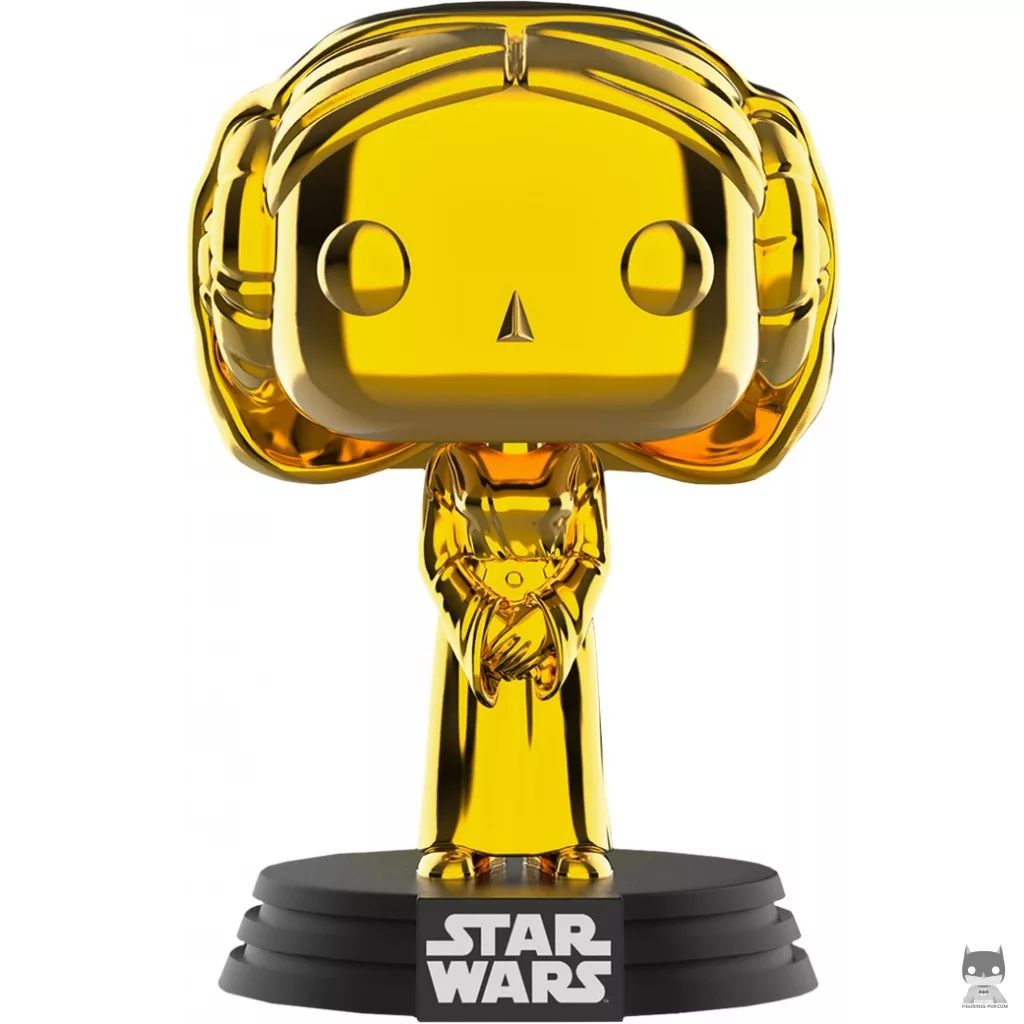 Figurine Funko POP Princesse Leia (Doré) (Star Wars : Episode VI, Le Retour du Jedi)