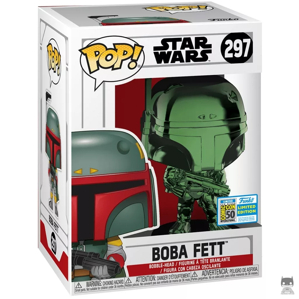 Figurine Funko POP Boba Fett (Vert) avec boîte