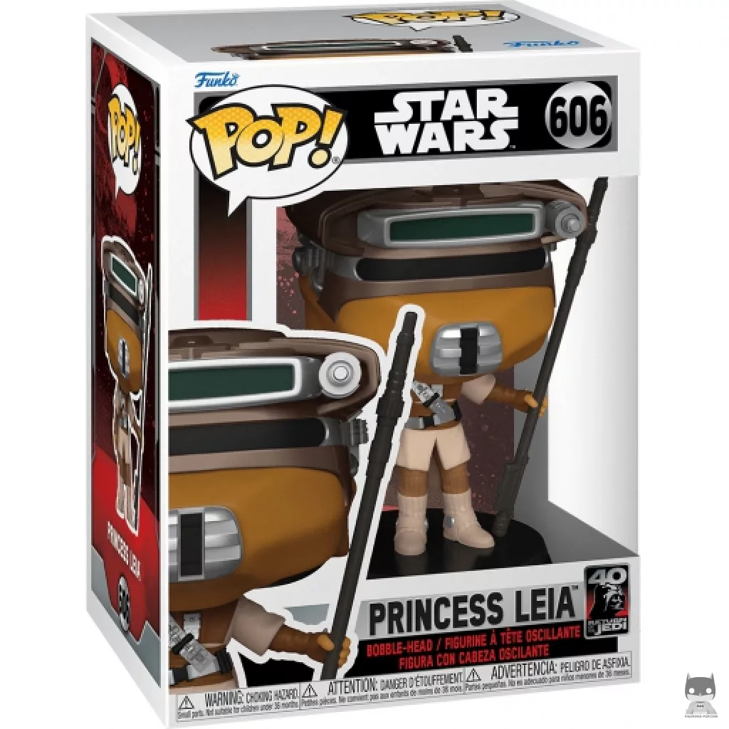 Figurine Funko POP Princess Leia avec Déguisement Boushh avec boîte