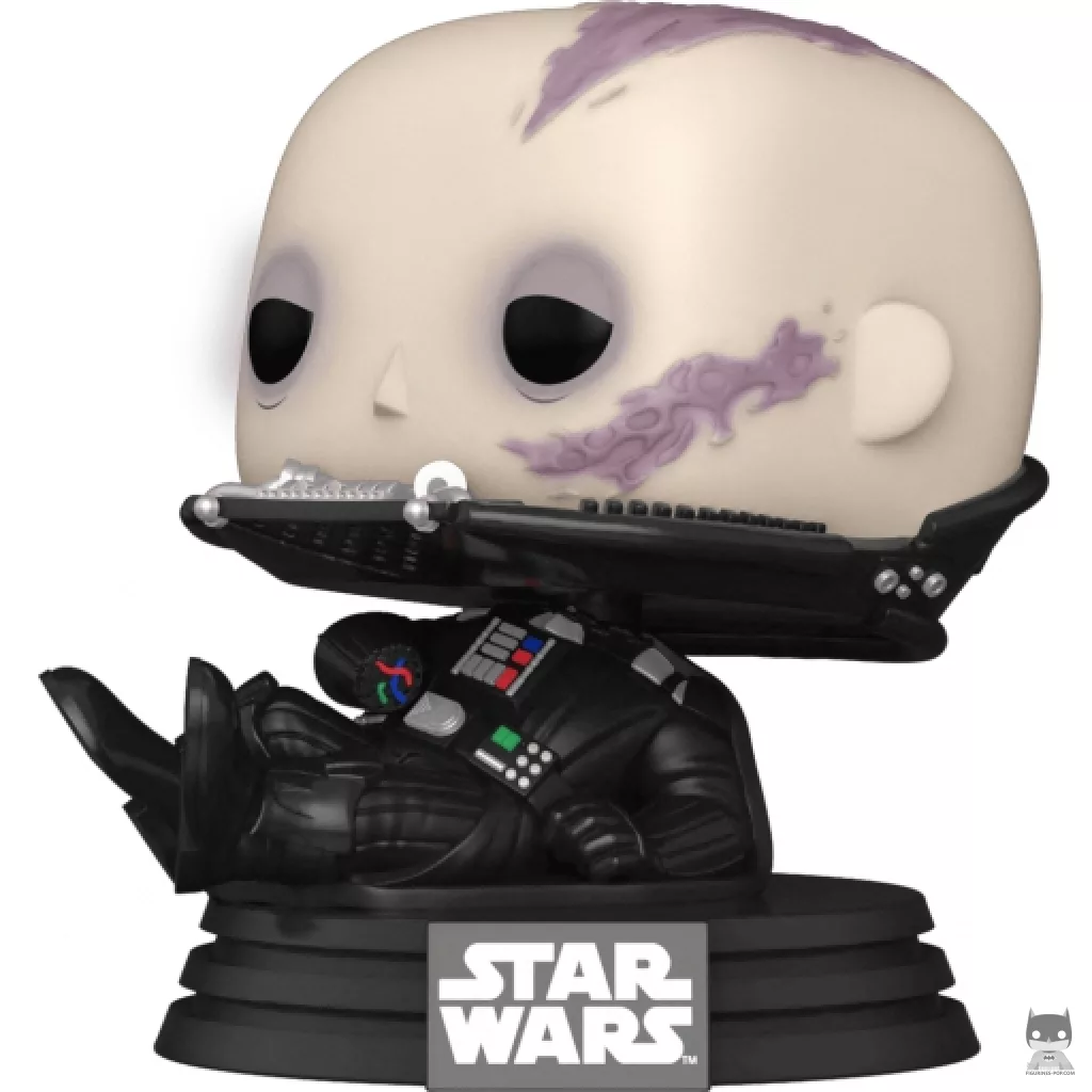Figurine Funko POP Dark Vador sans masque (Star Wars : Episode VI, Le Retour du Jedi)