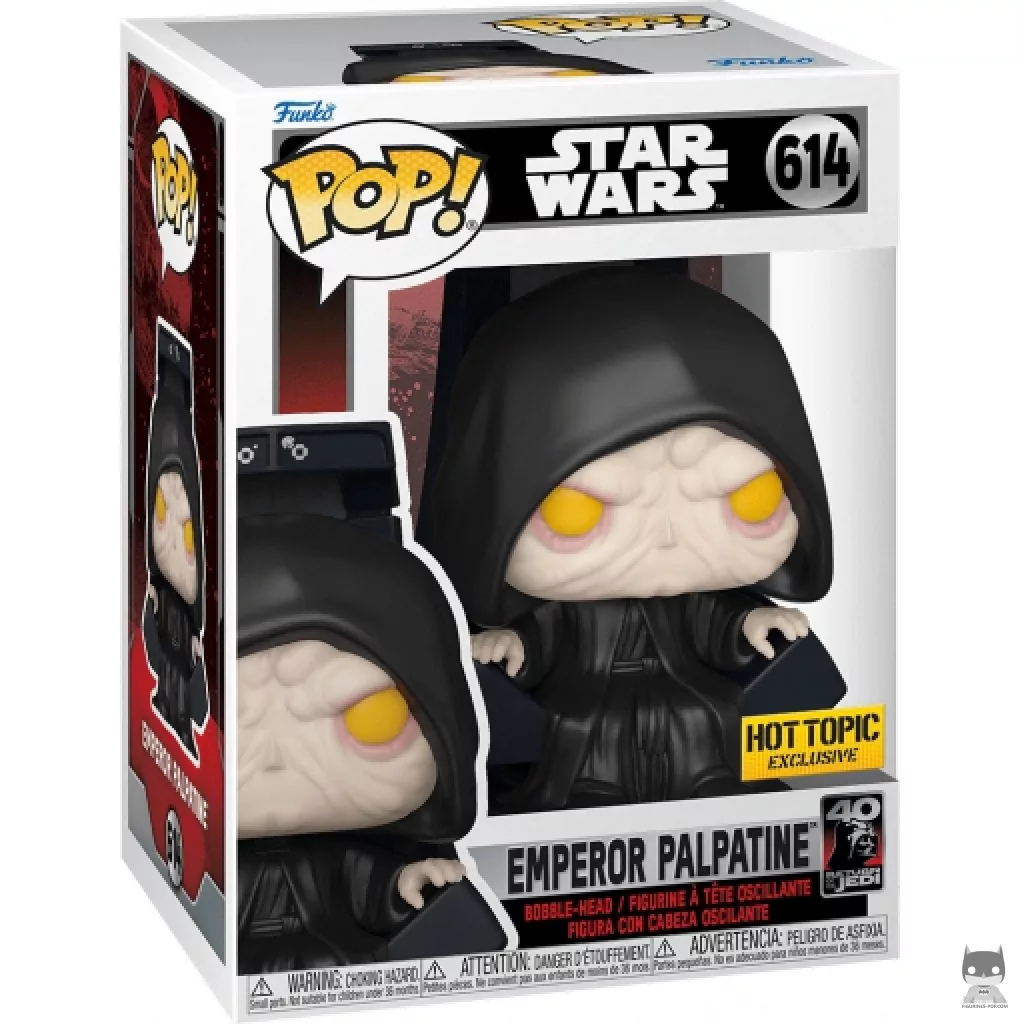 Figurine Funko POP Empereur Palpatine avec boîte