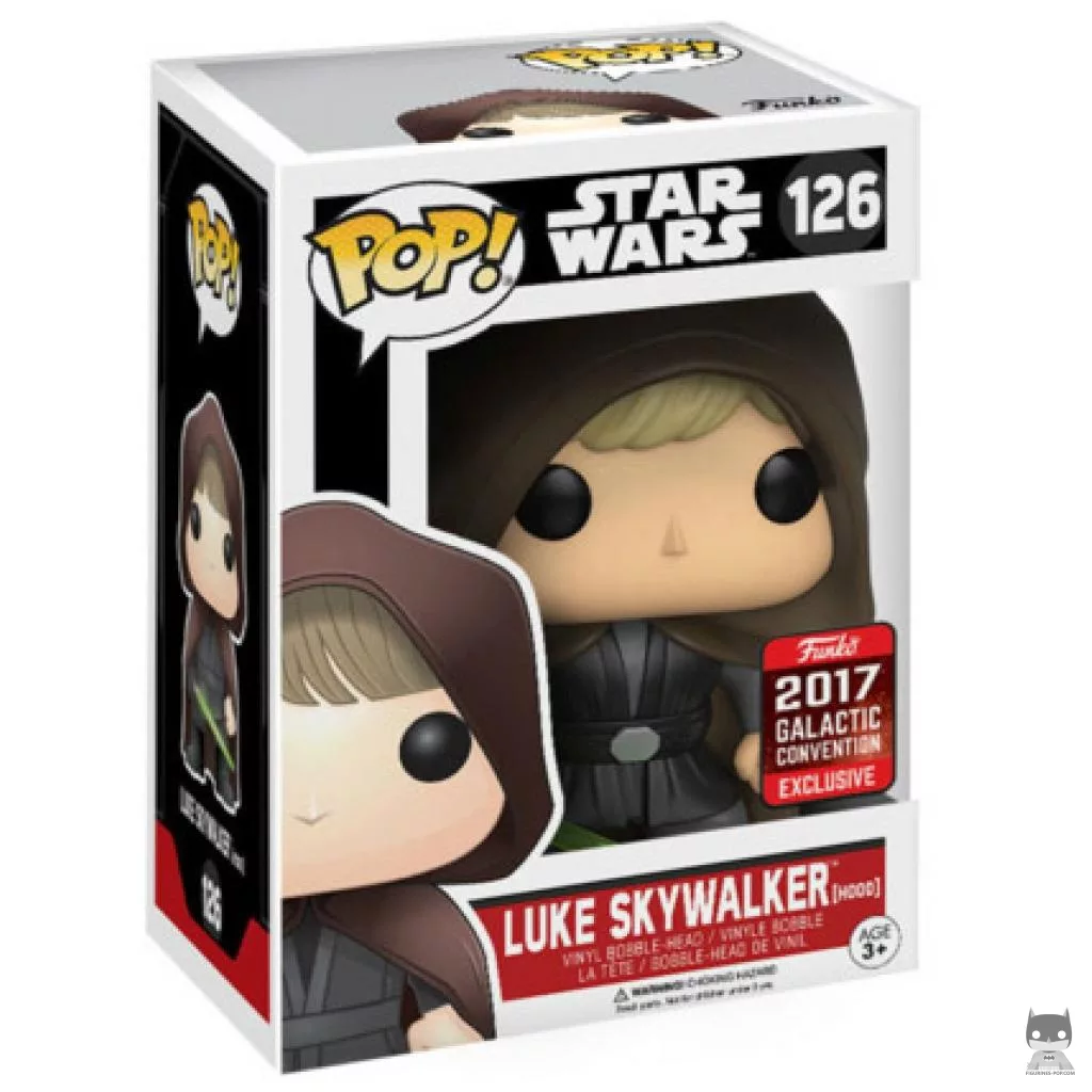 Figurine Funko POP Luke Skywalker avec Capuche avec boîte