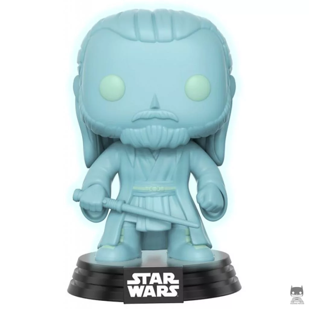Figurine Funko POP Hologramme Qui Gon Jinn (Star Wars : Episode VII, Le Réveil de la Force)