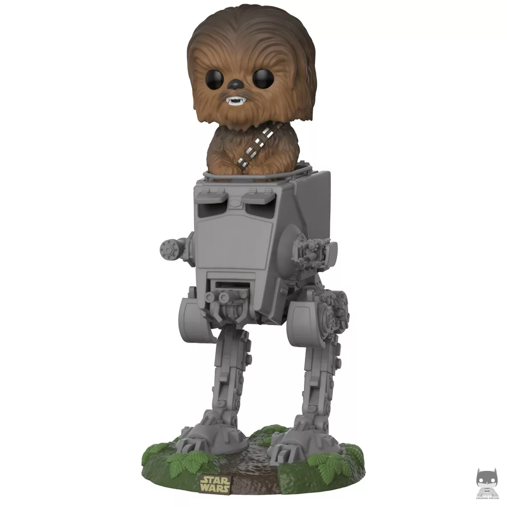 Figurine Funko POP Chewbacca avec AT-ST (Star Wars : Episode VII, Le Réveil de la Force)