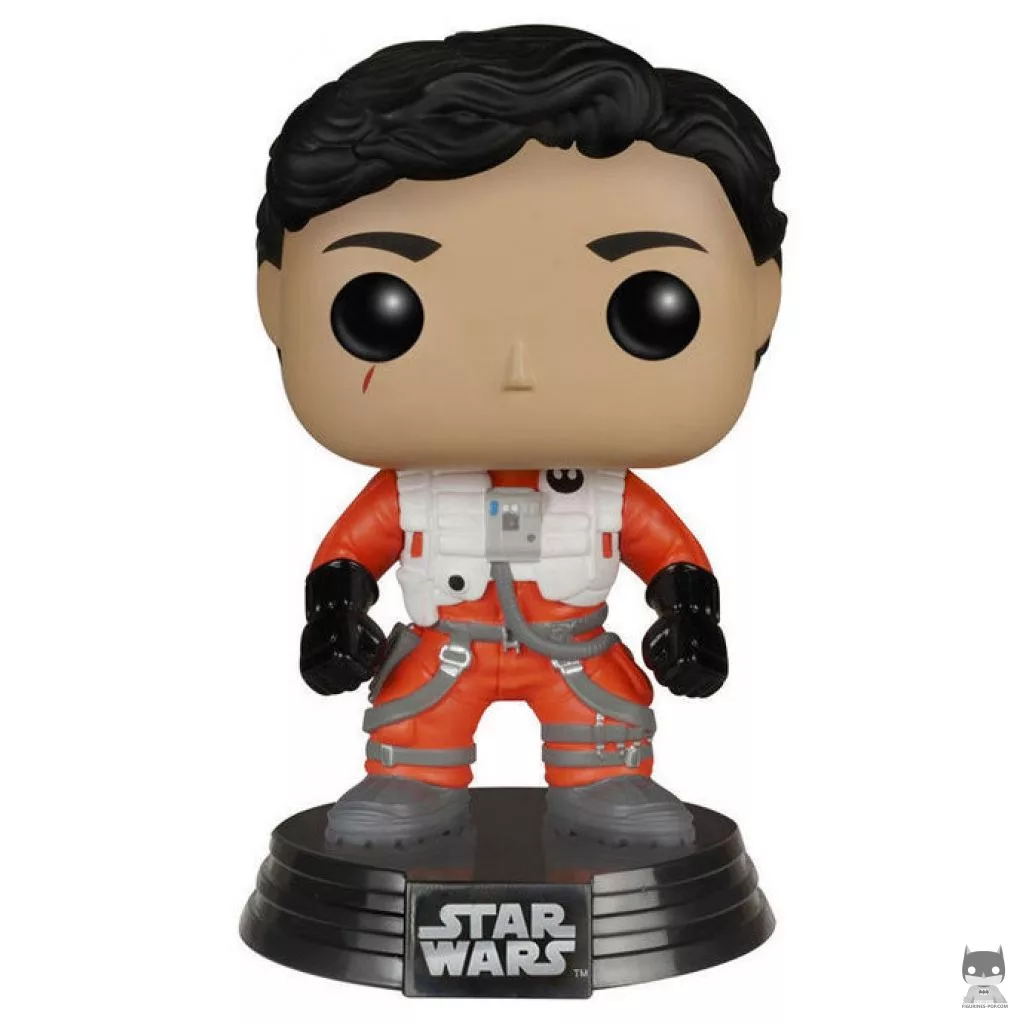 Figurine Funko POP Poe Dameron sans Masque (Star Wars : Episode VII, Le Réveil de la Force)