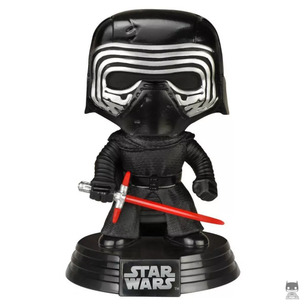 Figurine Funko POP Kylo Ren sans Capuche (Star Wars : Episode VII, Le Réveil de la Force)