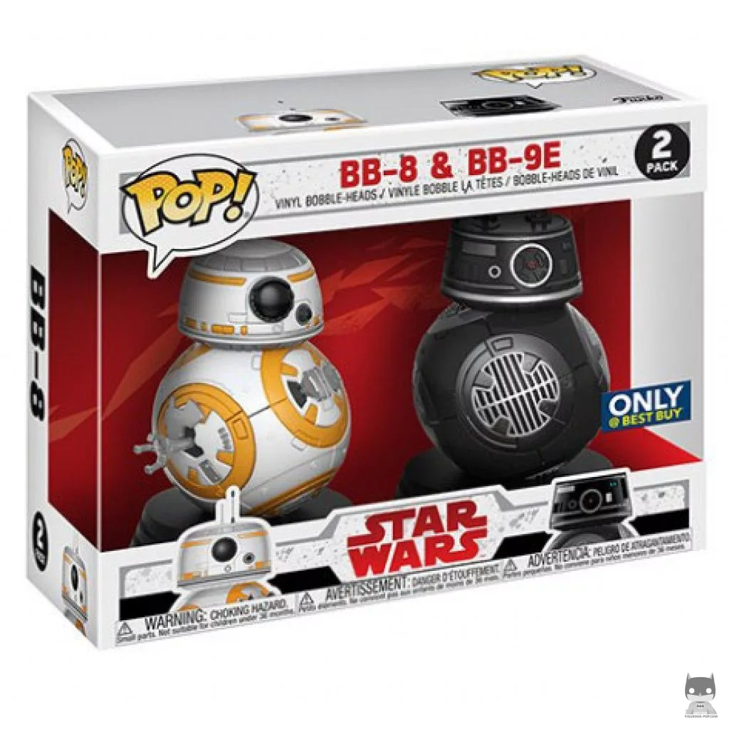Figurine Funko POP BB-8 & BB-9E avec boîte