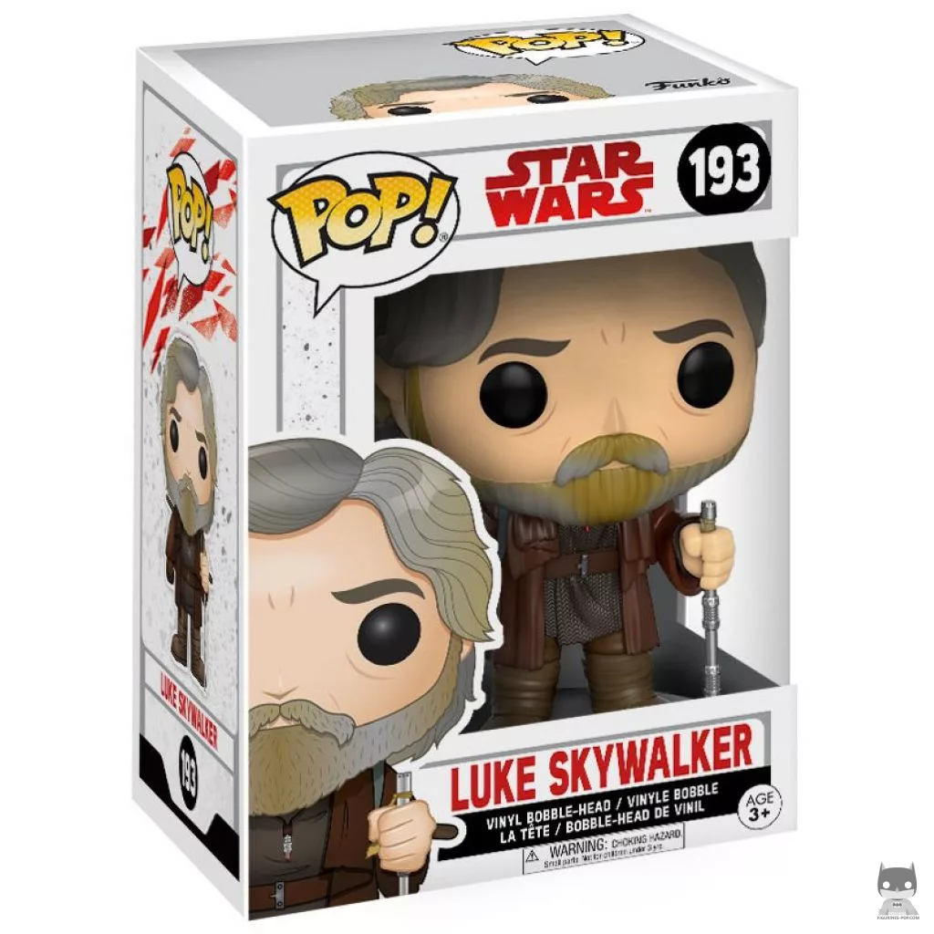 Figurine Funko POP Luke Skywalker Vieux avec boîte