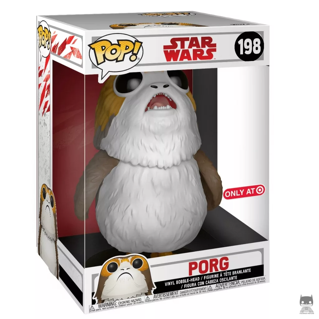 Figurine Funko POP Porg (Supersized) avec boîte