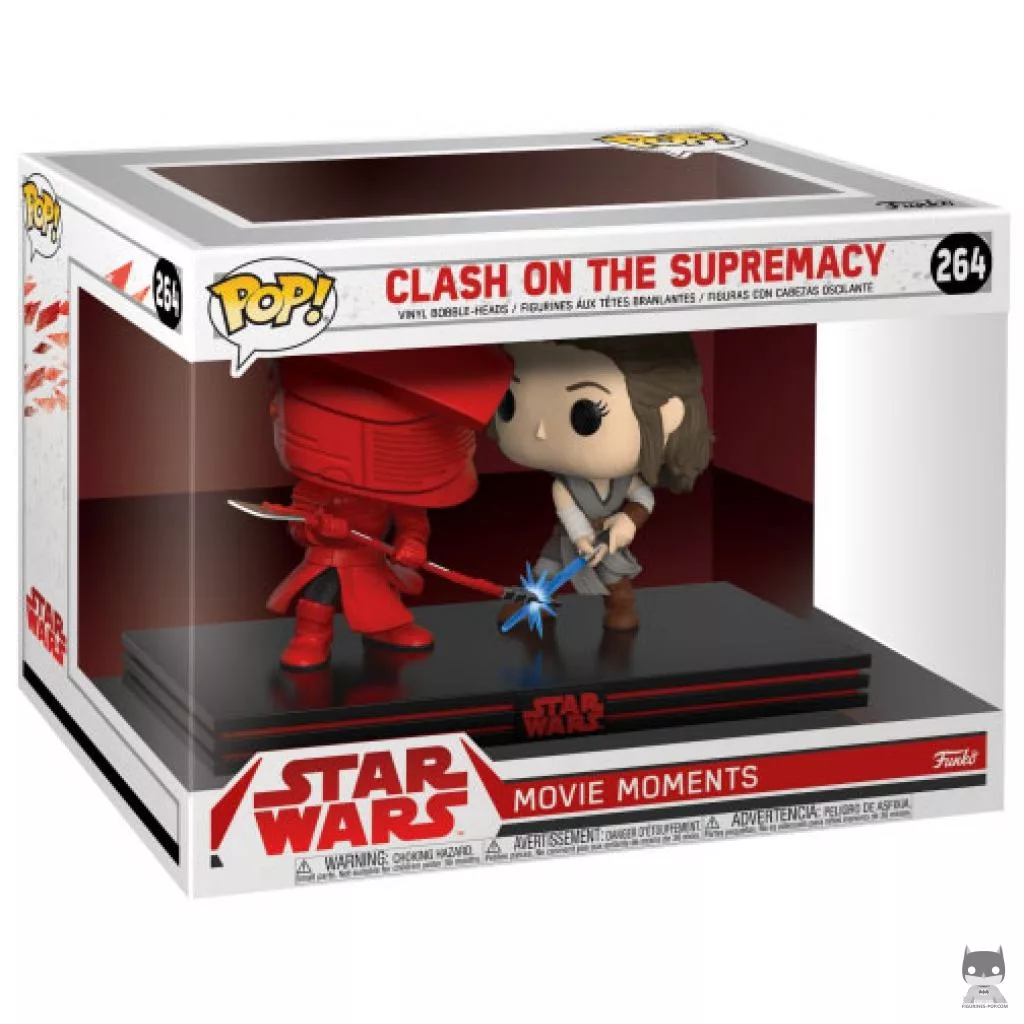 Figurine Funko POP Clash sur le Supremacy (Rey & Garde d'Elite Prétorien) avec boîte
