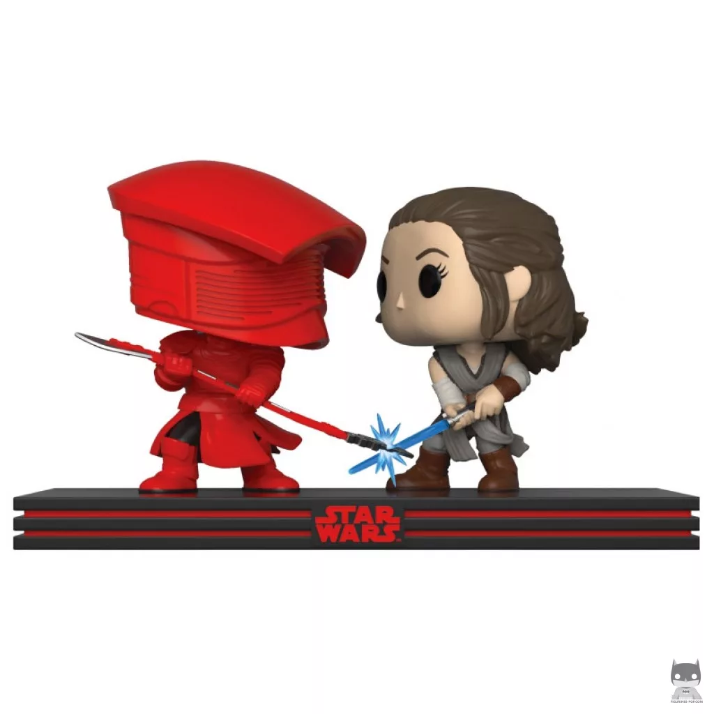 Figurine Funko POP Clash sur le Supremacy (Rey & Garde d'Elite Prétorien) (Star Wars : Episode VIII, Les Derniers Jedi)