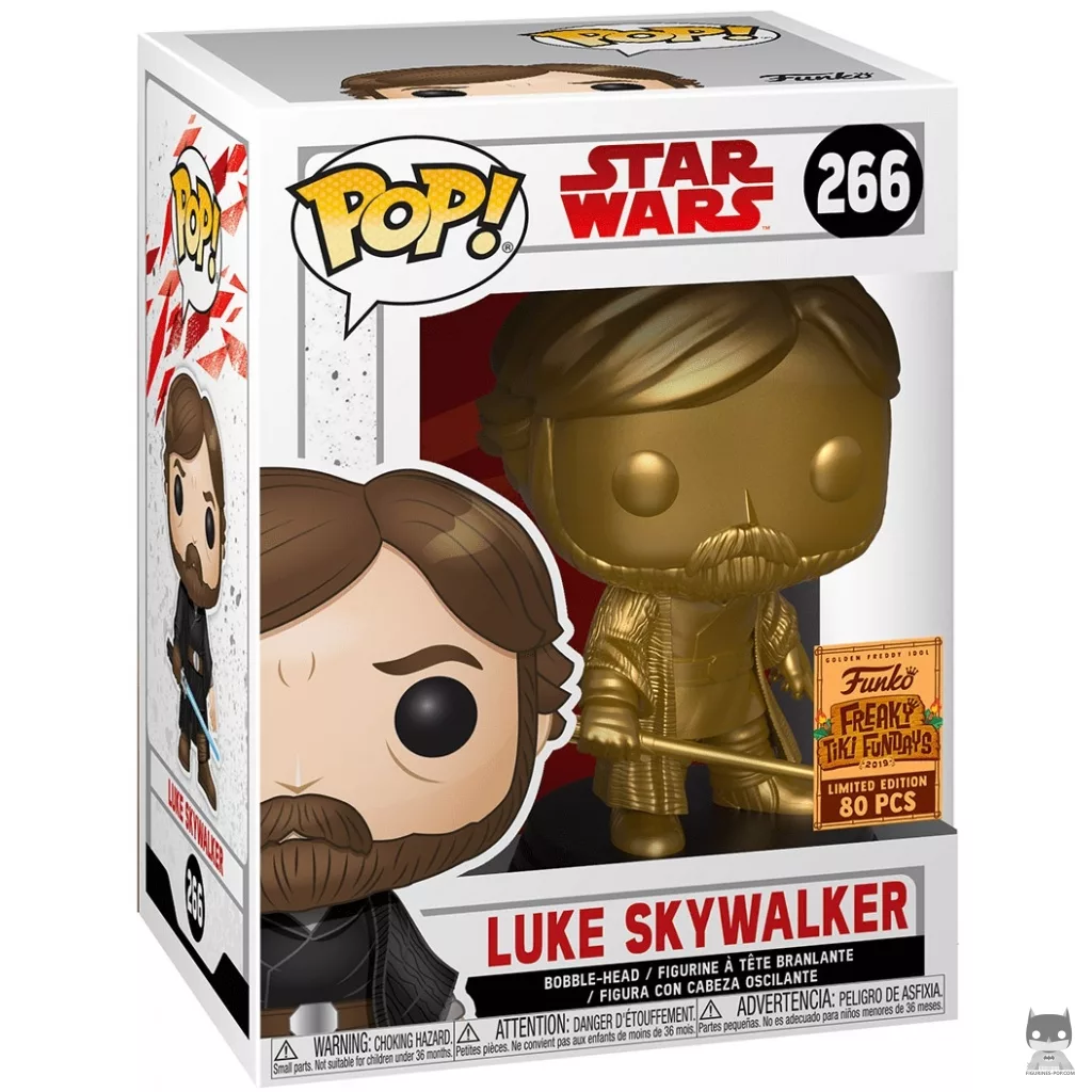 Figurine Funko POP Luke Skywalker (Doré) avec boîte