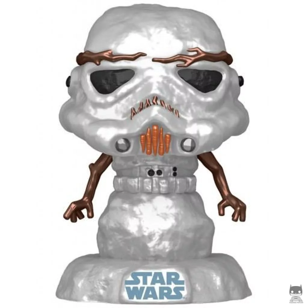 Figurine Funko POP Stormtrooper Bonhomme de neige (Metallic) (Star Wars (Noël))