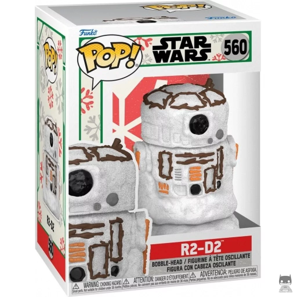 Figurine Funko POP R2-D2 Bonhomme de neige avec boîte